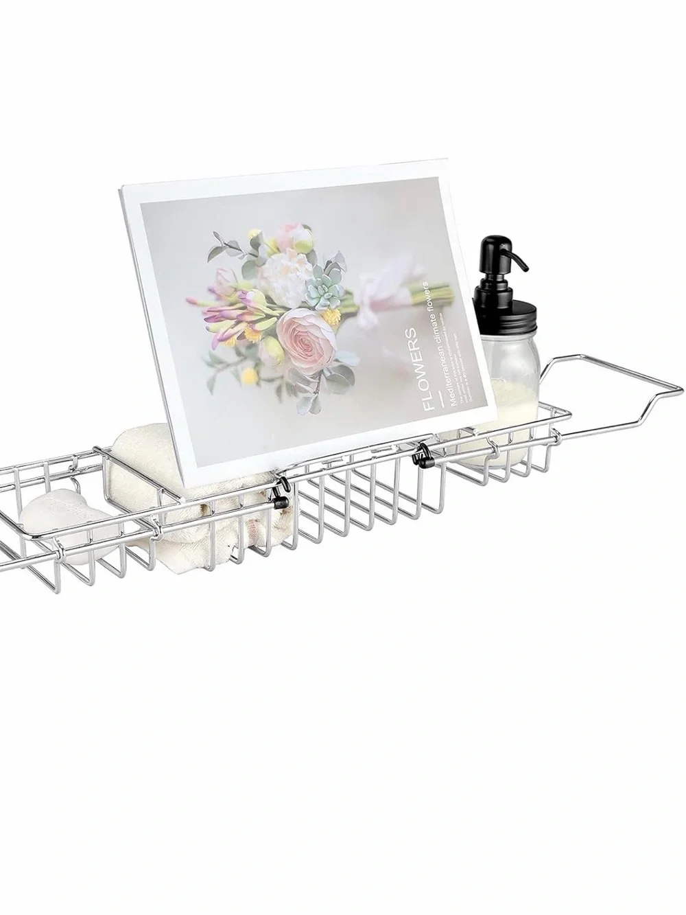 NIB STAINLESS STEEL SHOWER CADDY